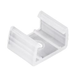  Прозрачни Монтажни Скоби за Гъвкав Неон и LED Лента 220V 10-12mm - пакет 10 бр