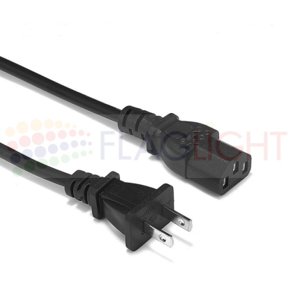 Захранващ кабел с щепсел тип А (USA) и конектор IEC C13