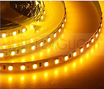 12V LED Лента 2835 - 60 SMD/m, 12V, 3.6 W/m, Цветна, IP20, ролка 5м ►1.87 лв/м
