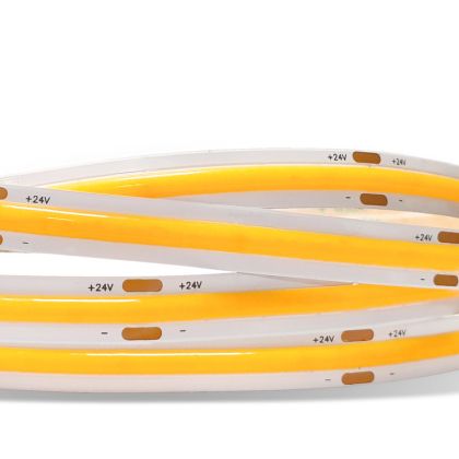 24 V LED Лента COB цветна - 320 SMD/m, 10 W/m , IP44 ► Непрекъсната линия, ролка 10 м ►3.20 €/ м