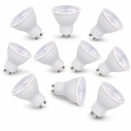 Промо Пакет 10 бр. LED Лунички  7 W   GU 10 ►1.42 €/бр