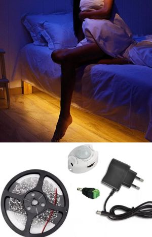 LED Лента 5м  за  Спалня със Сензор за Движение