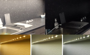 LED Лента 2,5м  за Кухня или Спалня с Дистанционно управление