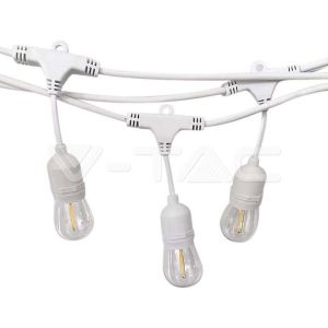 String Light Set whit 15pcs E27 Bulb Holders ►15m