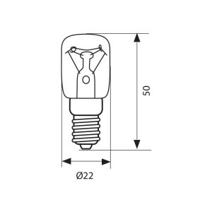 LED Bulb  AC 240 V, 15W, E14, 4000K, 110LM 
