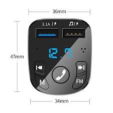 Bluetooth Wireless FM Transmitter MP3 Stereo Receiver Adapter USB Charger 
