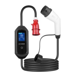 11 kW Преносимо EV Зарядно Устройствo за Електромобили  тип 2 ,16 A,  CEE (5-пинов, трифазен)