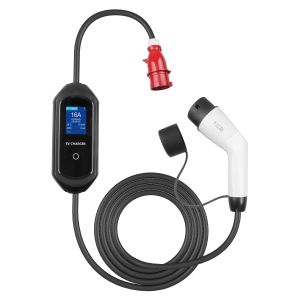 11 kW Преносимо EV Зарядно Устройствo за Електромобили  тип 2 ,16 A,  CEE (5-пинов, трифазен)