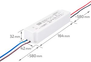 12 V  Захранване IP67 МeanWell LPV-60-12